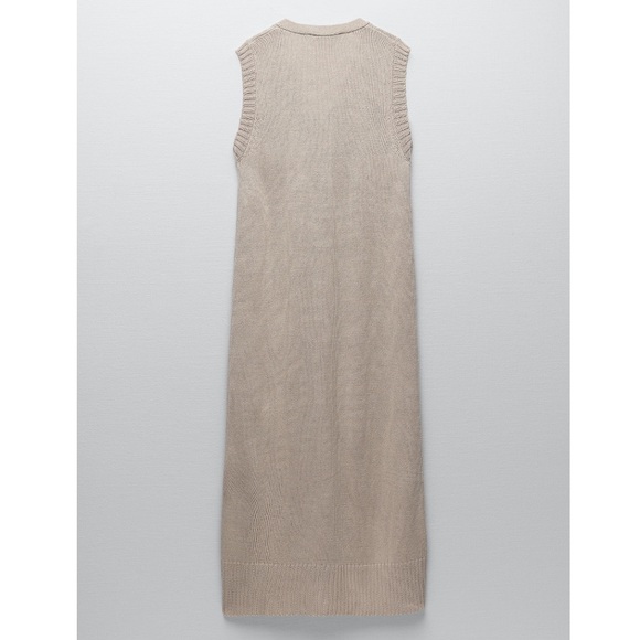 NWT Zara Long Knit Dress - Picture 6 of 11